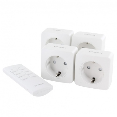 Foto van Basisset draadloos schakelen 4x ontvangers+AB