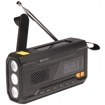 Foto van Noodradio DAB+/FM op Zonne-energie met Zaklamp
