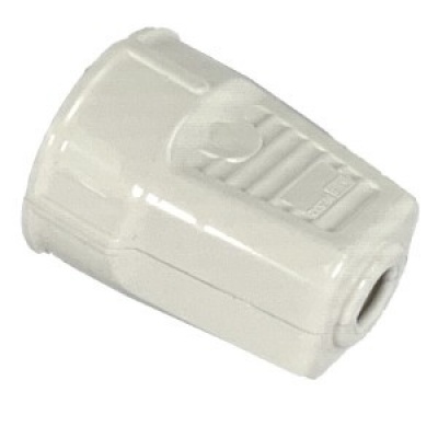 Contrastekker zonder randaarde wit