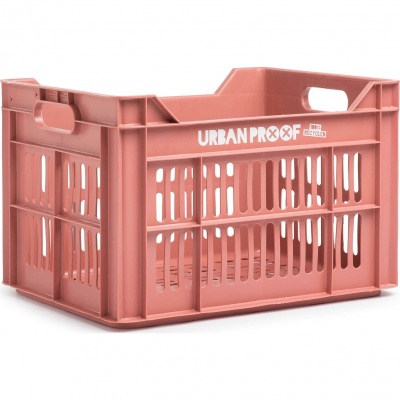 Urban Proof fietskrat 30L warm pink 40x30x25cm Foto van Urban Proof fietskrat 30L warm pink 40x30x25cm