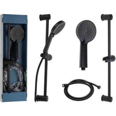 Foto van Douche set 3 functies - Mat Zwart
