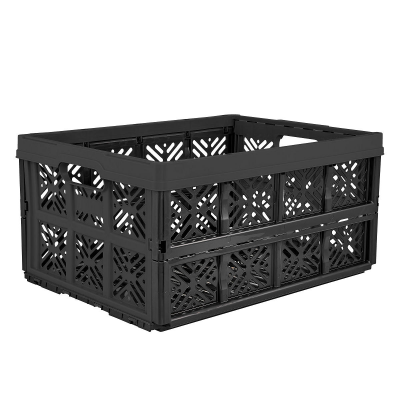 Keeeper Ida vouwkrat 32 liter - zwart Foto van Keeeper Ida vouwkrat 32 liter - zwart