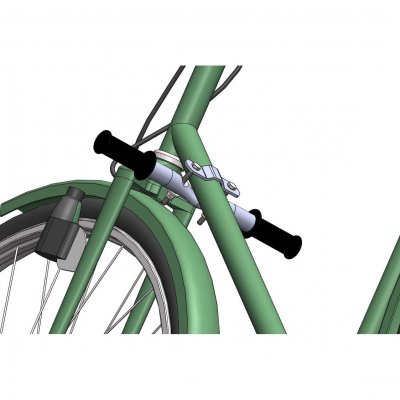 Steco voetsteun op framebuis