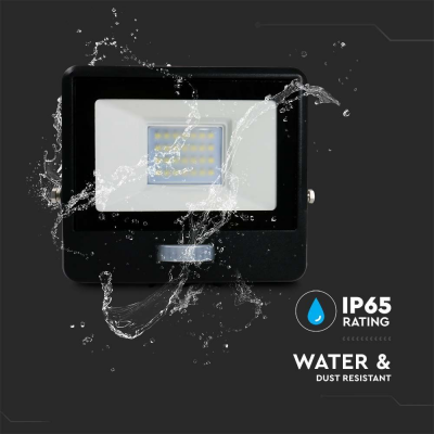 LED Bouwlamp 20W 3000K met Sensor - IP65 Waterdicht