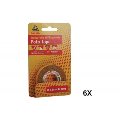 Foto van Deltafix dubbelzijdig fototape 12mm. x 10m.