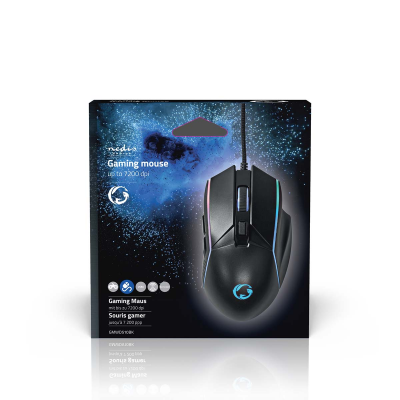 Gaming Muis - 6-knops - Instelbaar tot 7200 DPI Gaming Muis - 6-knops - Instelbaar tot 7200 DPI