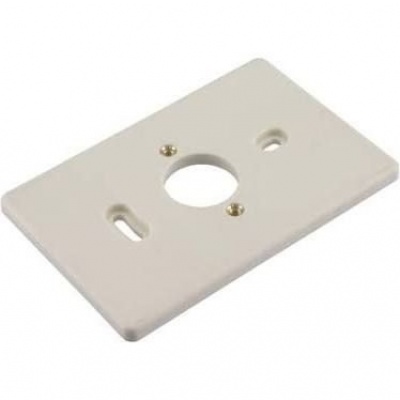 Montageplaat 2-Voudig Wit Foto van Montageplaat 2-Voudig Wit