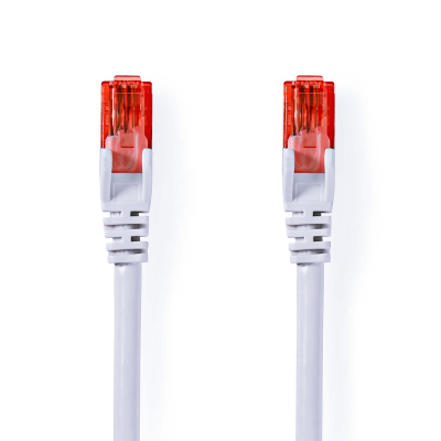 CAT6 netwerkkabel 1000 Mbps 1mtr Foto van CAT6 netwerkkabel 1000 Mbps 1mtr