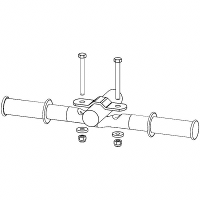 Steco voetsteun op framebuis