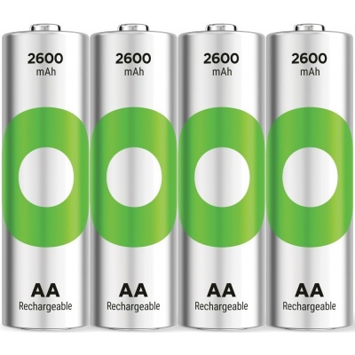 GP Oplaadbaar AA 2600mAh 4st GP Oplaadbaar AA 2600mAh 4st