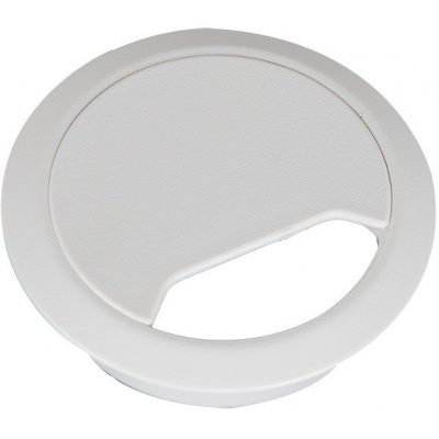 Kabeldoorvoer 70mm gatmaat 60mm wit Foto van Kabeldoorvoer 70mm gatmaat 60mm wit