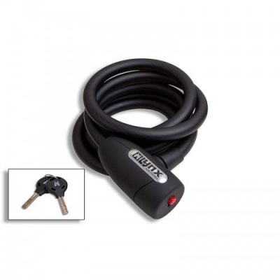 Foto van Lynx spiraalkabelslot 12mm. gehard staal.