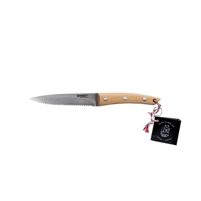 Foto van Worstmes Homey's Charcuterie kartel RVS/hout