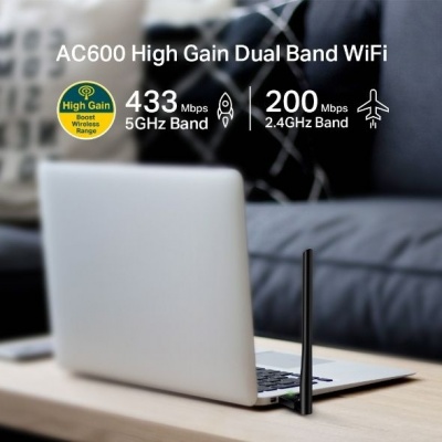 600 Mbits High gain wifi USB adapter