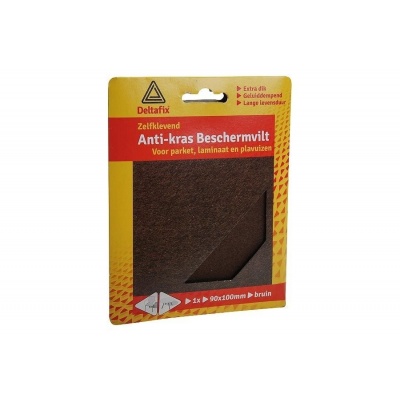 Deltafix anti-krasvilt vel bruin 90 mm x 100mm 1 vel Deltafix anti-krasvilt vel bruin 90 mm x 100mm 1 vel