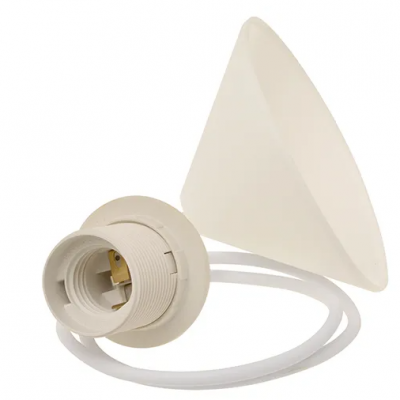 Foto van Snoerpendel 2x0,75mm² 80cm met E27 fitting