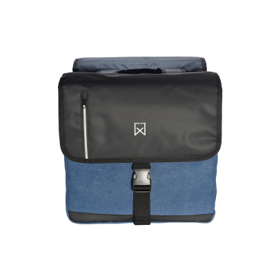Foto van Dubbele Tas Businesstas 46L Blauw/Zwart