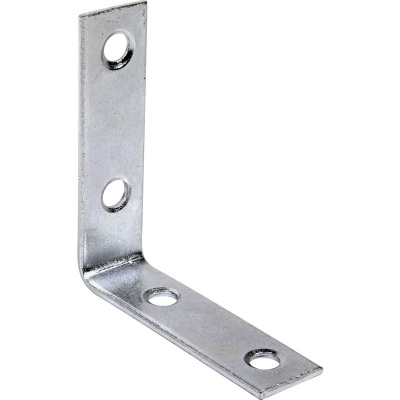 stoelhoeken verzinkt 40 x 40mm. 4st. Foto van stoelhoeken verzinkt 40 x 40mm. 4st.