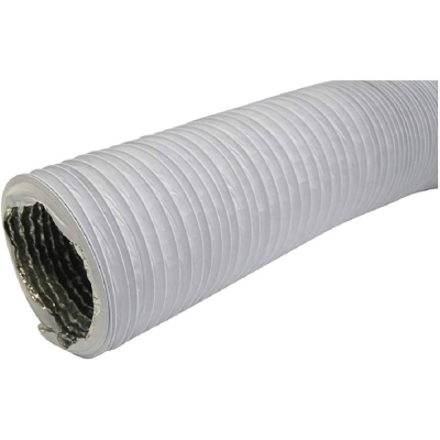 Universeel Slang 125 mm wit PVC + ALU 10mtr 61203800 Foto van Universeel Slang 125 mm wit PVC + ALU 10mtr 61203800