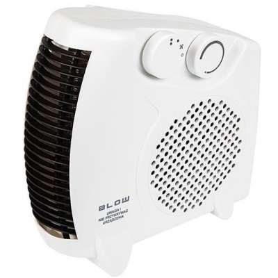 Foto van Ventilatorkachel thermostaat smal wit 2000W