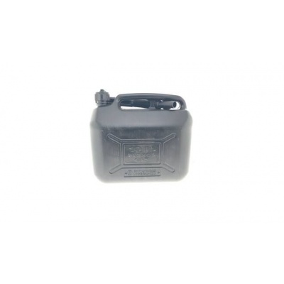 Jerrycan 10 liter zwart Foto van Jerrycan 10 liter zwart
