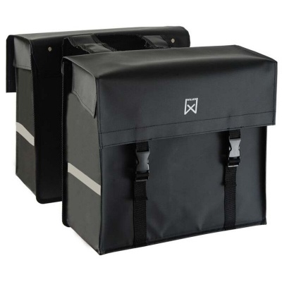 Dubbele Bisonyl Tas 40L Matzwart Foto van Dubbele Bisonyl Tas 40L Matzwart