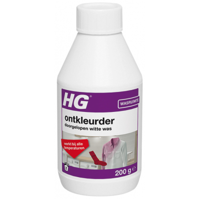 HG Ontkleurder doorgelopen witte was Foto van HG Ontkleurder doorgelopen witte was