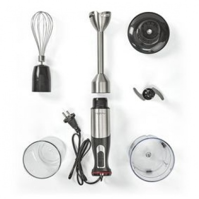 Handblender 800 W RVS 4-in-1 mixerset