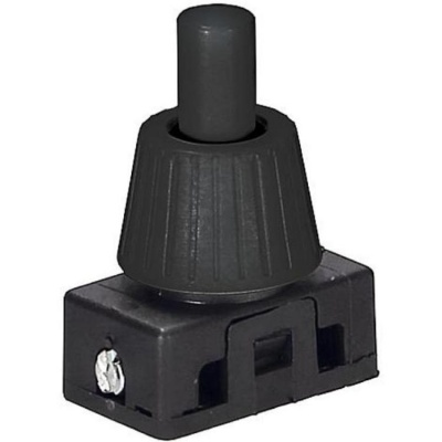 Drukschakelaar Korte As zwart Foto van Drukschakelaar Korte As zwart