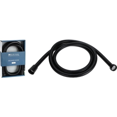 Foto van Doucheslang RVS 150cm Mat Zwart