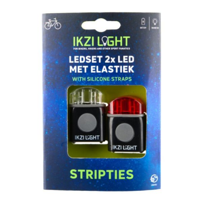 IKZI verlichtingsset mini Stripties led zwart
