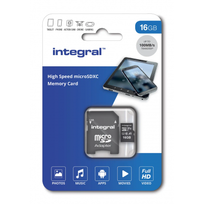 16GB microSDHC - 100MB/s Foto van 16GB microSDHC - 100MB/s