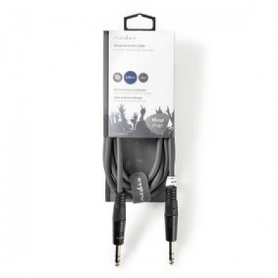 Stereo-Audiokabel 6,35 mm Male - 3.00 m 