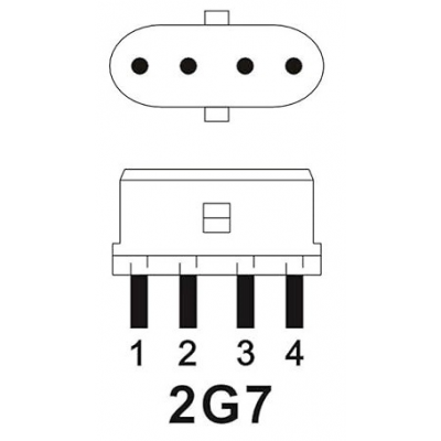 PL-S 4P 7W/840 2G7 Patron fluorescent lamp