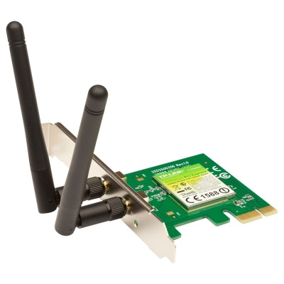 300 Mbit/s Pci-e wifi kaart Foto van 300 Mbit/s Pci-e wifi kaart