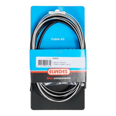 Achterremkabel compleet 2 nippels Achterremkabel compleet 2 nippels