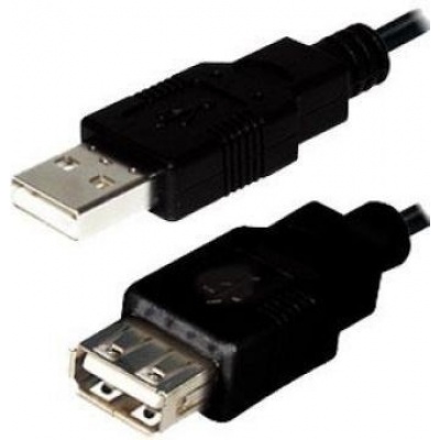 Usb verlengkabel 2.0 mtr Foto van Usb verlengkabel 2.0 mtr
