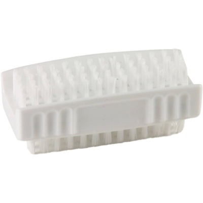 Nagelborstel kunststof dubbelzijdig Foto van Nagelborstel kunststof dubbelzijdig