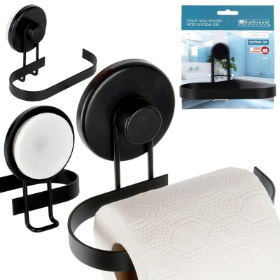 Toiletrolhouder 14x8x11cm met zuignap