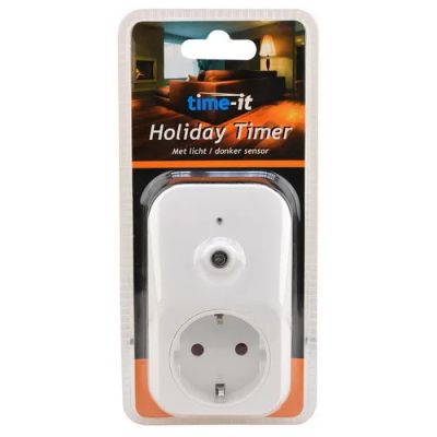 Vakantieschakelaar met Licht/Donker Sensor Vakantieschakelaar met Licht/Donker Sensor