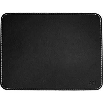 Muismat Zwart Lederen uiterlijk Foto van Muismat Zwart Lederen uiterlijk