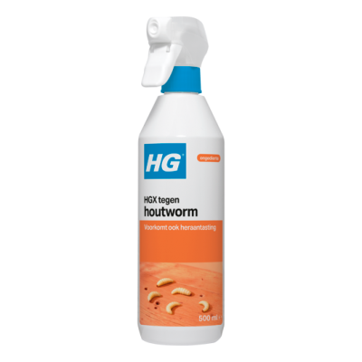 Foto van HGX spray tegen houtworm