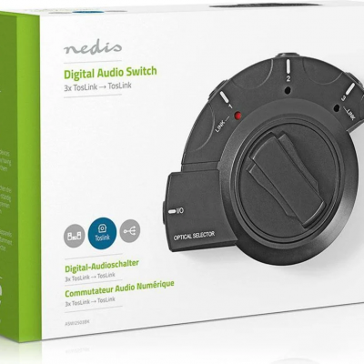 Optische audio schakelaar Optische audio schakelaar