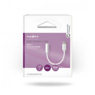 USB-C male Naar 3.5mm jack Female USB-C male Naar 3.5mm jack Female