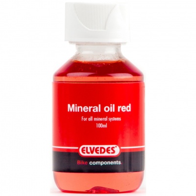 Elvedes mineraal olie 100ml rood