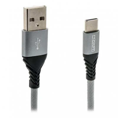 USB-C data-laadkabel 1mtr Foto van USB-C data-laadkabel 1mtr