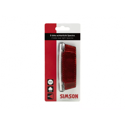 Achterlicht Spectra bagagedrager E-bike 6-48V Achterlicht Spectra bagagedrager E-bike 6-48V