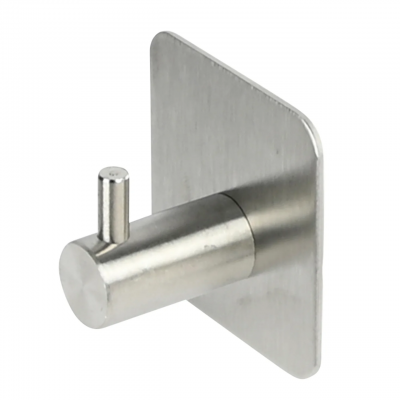 Foto van Haak metaal zelfklevend zilver