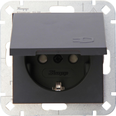Kopp HK07 WCD RA Antraciet IP20 Foto van Kopp HK07 WCD RA Antraciet IP20