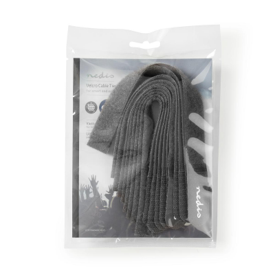 Klittenband Kabelbinder 10stuks Foto van Klittenband Kabelbinder 10stuks